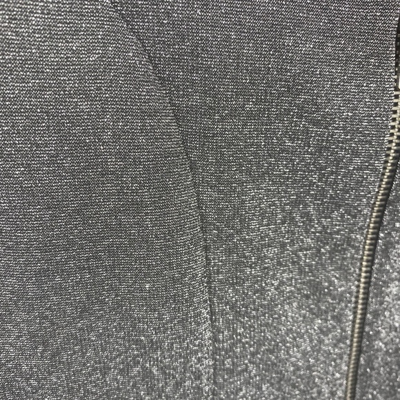 3/$30 Shiny H&M zip up body con dress - Picture 3 of 4